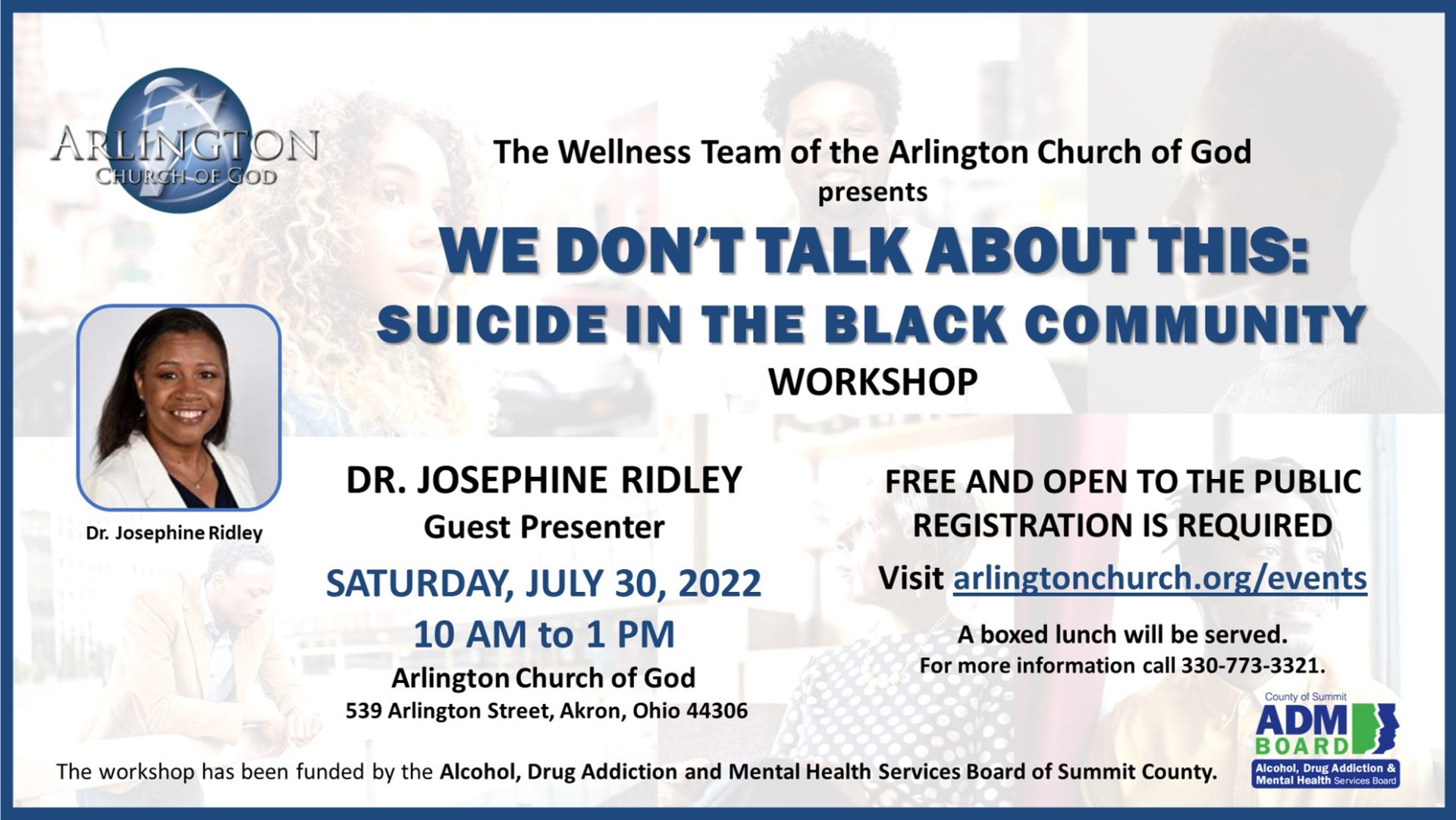 ACOG Wellness Team Suicide in the Black Community Arlington
